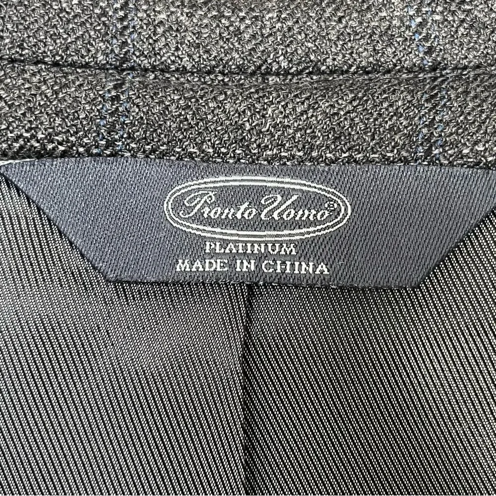 Pronto Uomo Gray Men's Blazer